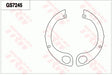 Brake Shoe Set, Parking Brake GS7245 - TRW