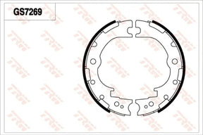 Brake Shoe Set, Parking Brake GS7269 - TRW