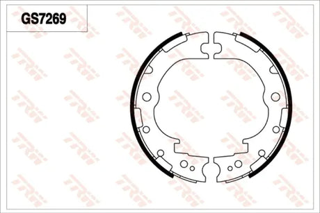 Brake Shoe Set, Parking Brake GS7269 - TRW
