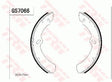 Brake Shoe Set GS7270 - TRW