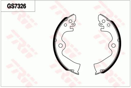 Brake Shoe Set GS7326 - TRW