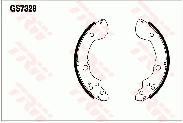 Brake Shoe Set GS7328 - TRW