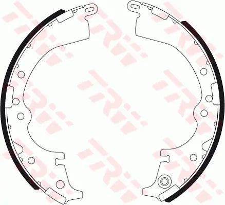 Brake Shoe Set GS7333 - TRW
