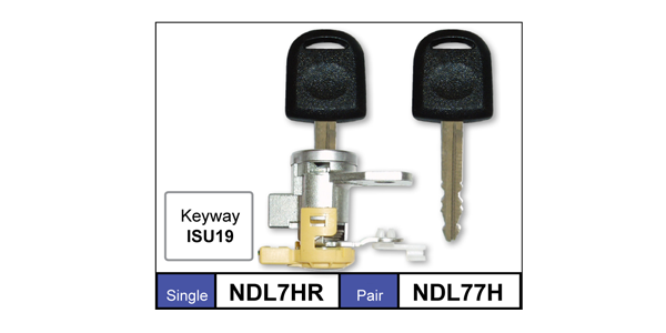 Door Locks pair NDL77H - Nice Products | Universal Auto Spares