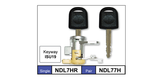 Door Locks pair NDL77H - Nice Products | Universal Auto Spares