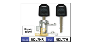 Door Locks pair NDL77H - Nice Products | Universal Auto Spares