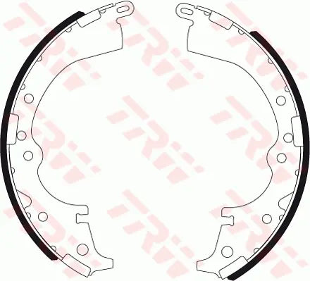 Brake Shoe Set GS7334 - TRW