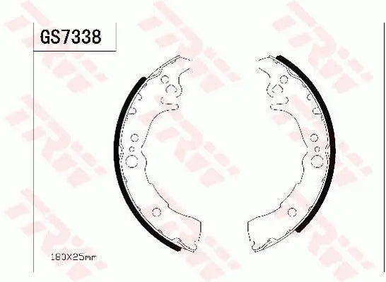 Brake Shoe Set GS7338 - TRW