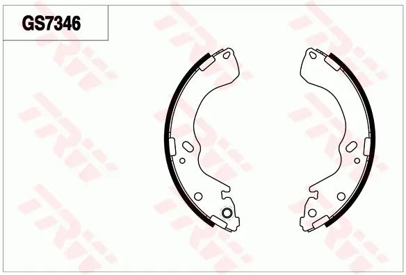 Brake Shoe Set GS7346 - TRW