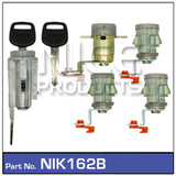 Lock set (4) NIK162B - Nice Products | Universal Auto Spares