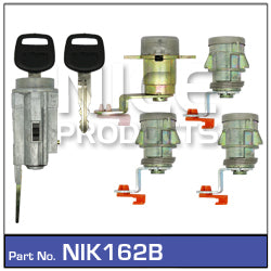 Lock set (4) NIK162B - Nice Products | Universal Auto Spares
