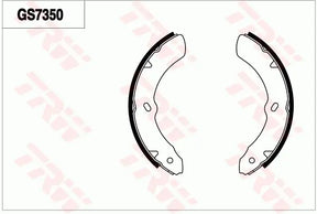 Brake Shoe Set GS7350 - TRW