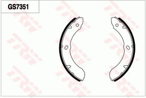 Brake Shoe Set GS7351 - TRW