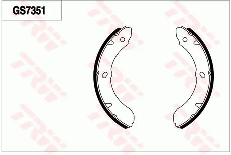 Brake Shoe Set GS7351 - TRW