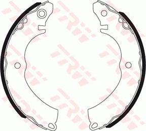 Brake Shoe Set GS7358 - TRW