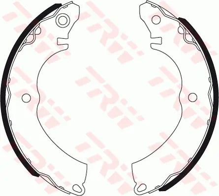 Brake Shoe Set GS7358 - TRW