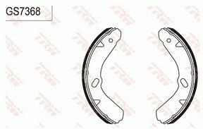 Brake Shoe Set GS7368 - TRW