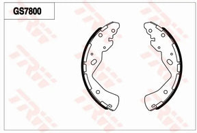 Brake Shoe Set GS7800 - TRW