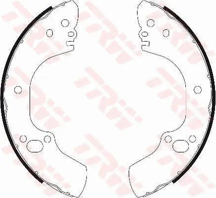 Brake Shoe Set GS7805 - TRW