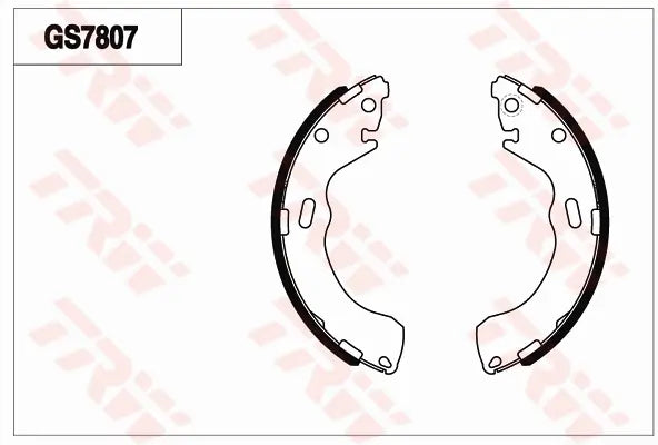 Brake Shoe Set GS7807 - TRW