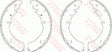Brake Shoe Set GS7809 - TRW