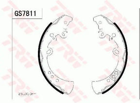Brake Shoe Set GS7811 - TRW