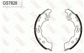 Brake Shoe Set GS7828 - TRW