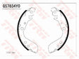 Brake Shoe Set GS7834 - TRW