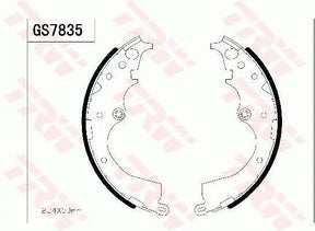 Brake Shoe Set GS7835 - TRW