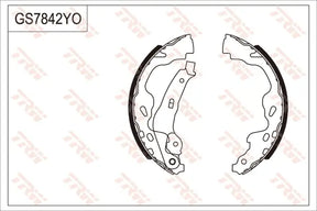 Brake Shoe Set GS7842 - TRW