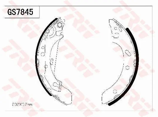 Brake Shoe Set GS7845 - TRW