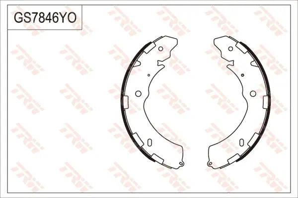 Brake Shoe Set GS7846 - TRW