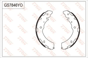 Brake Shoe Set GS7846 - TRW