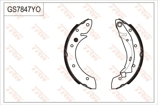 Brake Shoe Set GS7847 - TRW