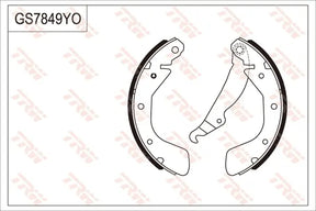 Brake Shoe Set GS7849 - TRW