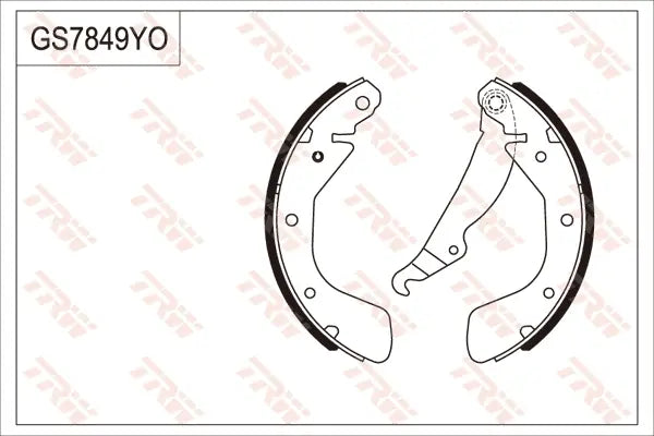 Brake Shoe Set GS7849 - TRW