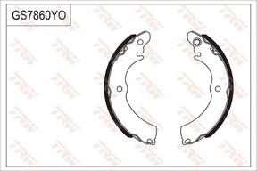 Brake Shoe Set GS7860 - TRW