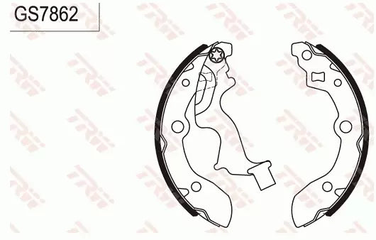 Brake Shoe Set GS7862 - TRW