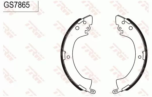 Brake Shoe Set GS7865 - TRW