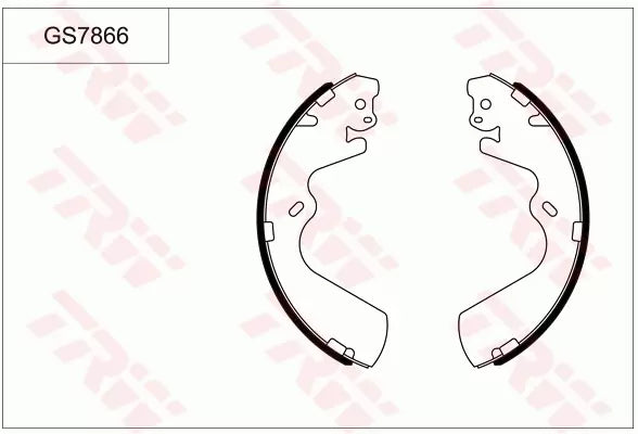 Brake Shoe Set GS7866 - TRW