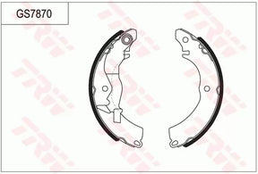 Brake Shoe Set GS7870 - TRW