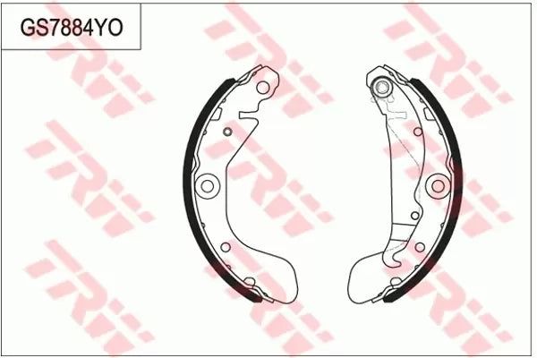 Brake Shoe Set GS7884 - TRW