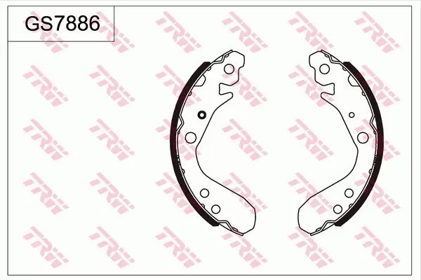 Brake Shoe Set GS7886 - TRW