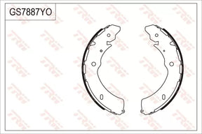 Brake Shoe Set GS7887 - TRW
