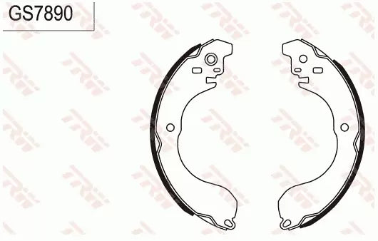 Brake Shoe Set GS7890 - TRW