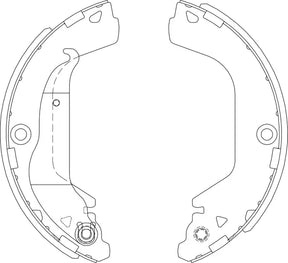 Brake Shoe Set GS7891 - TRW