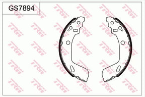 Brake Shoe Set GS7894 - TRW