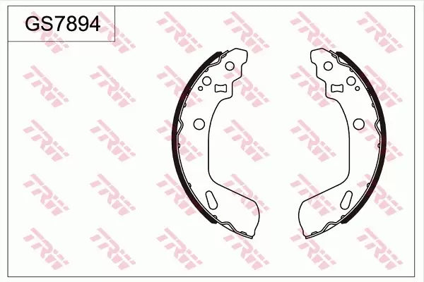 Brake Shoe Set GS7894 - TRW