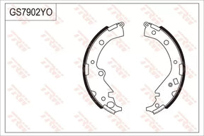 Brake Shoe Set GS7902 - TRW