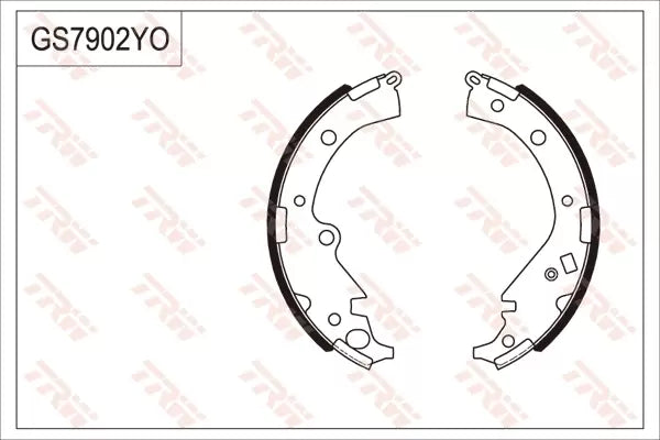 Brake Shoe Set GS7902 - TRW